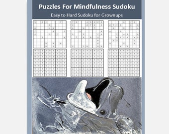 Livre Sudoku| Livres de Sudoku pour personnes âgées | Livre de puzzles | Cadeaux d’activités sur la démence | Cadeaux pour personnes âgées | Impression à la demande | Cadeau de livre d’activités