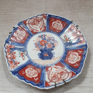Antique Plate Imari Ornament, Japan - Late 18th Century Porcelain Dish, Floral Patterned Plate, Gift Ideas, Kitchen Decor, Collectors Gift