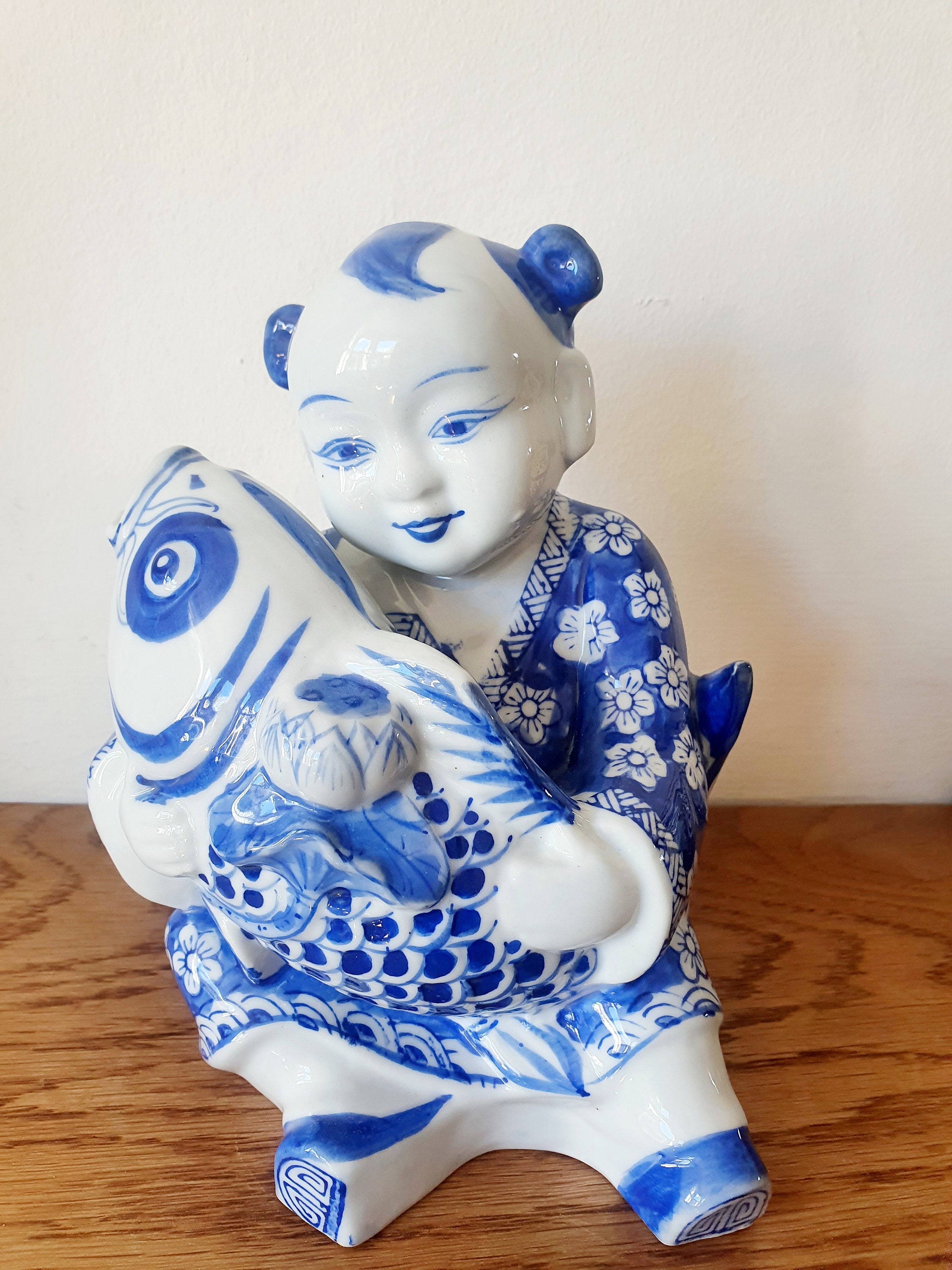 Chinese boy figurine - Etsy 日本