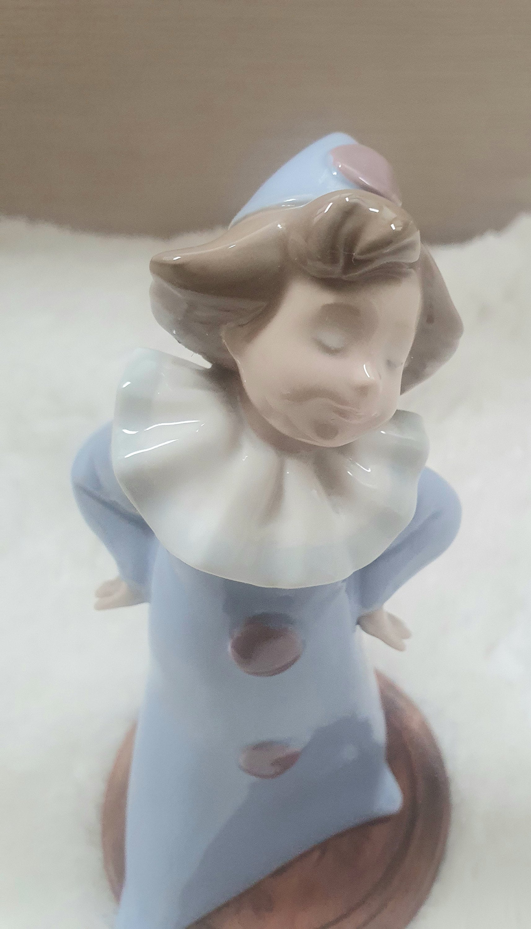NAO LLadro Figurine Collectible Vintage Retired Pierrot Clown