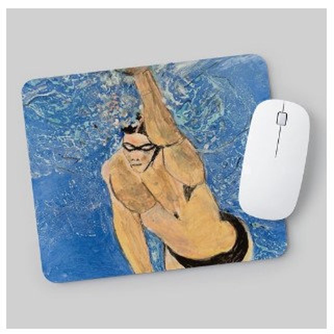 Mousepads UK Art on Mousepad Swimmers Body Personalised Etsy