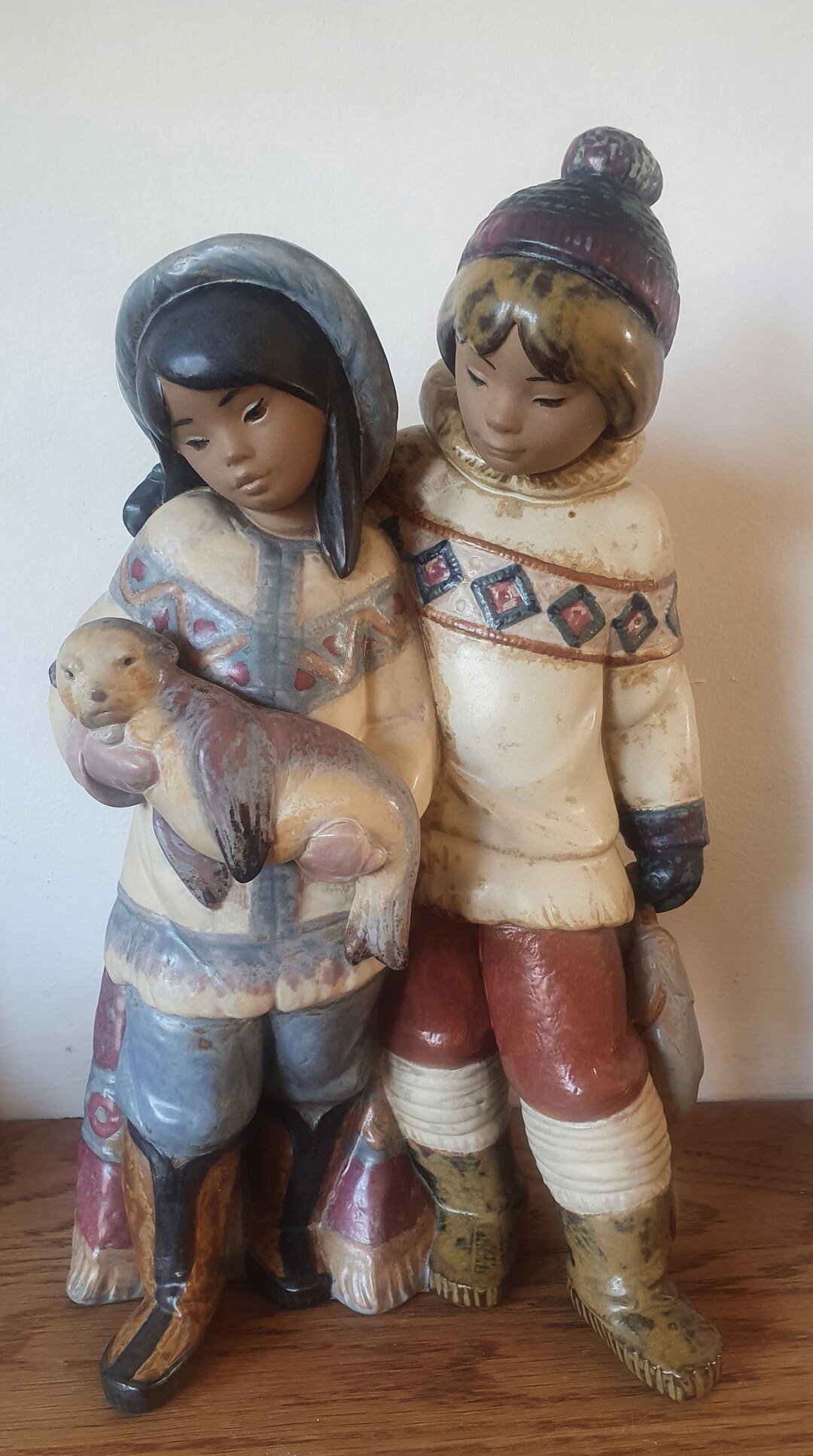 Lladro 12226 Arctic Allies With Box, Collectibles Sculpture Art, Couple