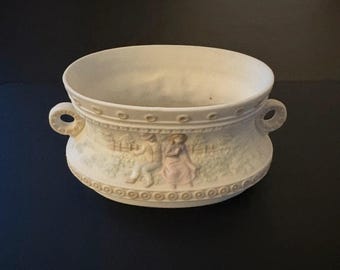 Lladro #5268 Center Piece Decorated Miniatures Bowl Vase Porcelain Fine Art, Kitchen Decor Gift Ideas, Art Gift Matt Finish