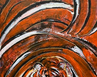 Tiger Gifts Canvas Wall Art Animal Print Acrylic Painting Original Art Work Modern Art Canvas Wall Art Prints Gifts For Him Tiger Patterns