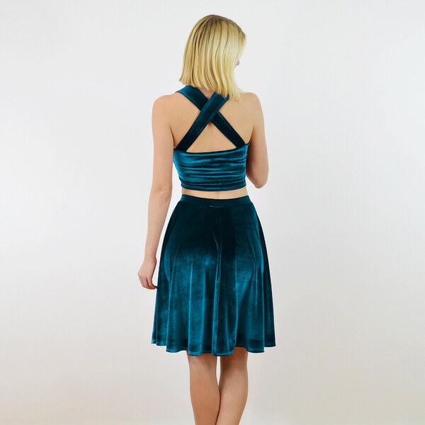 Blue Going Out Dress Etsy