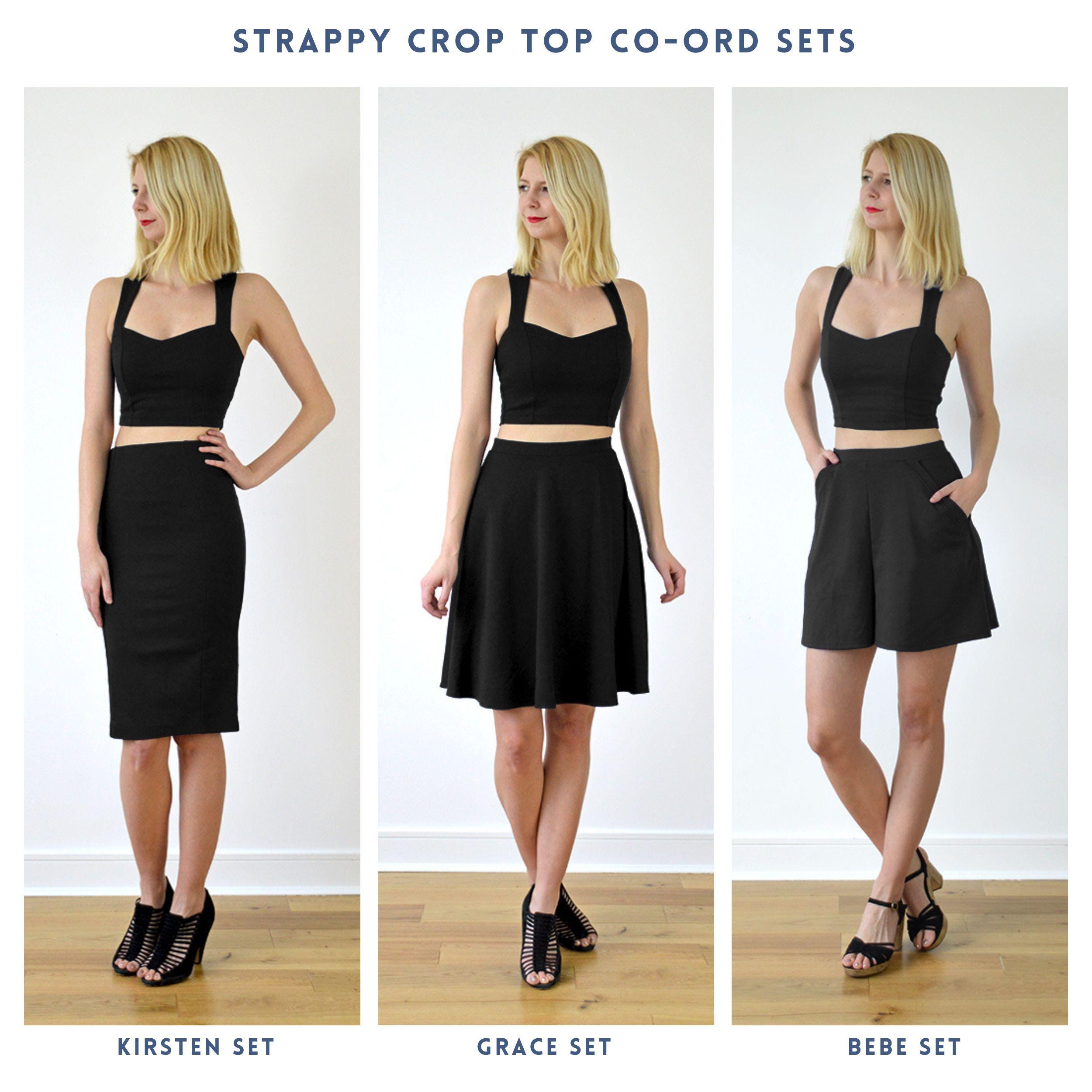 Crop Top Elegante GORGLITTER Con Allacciatura Al Collo In Pizzo - Donna, Corto, Leggero - 2
