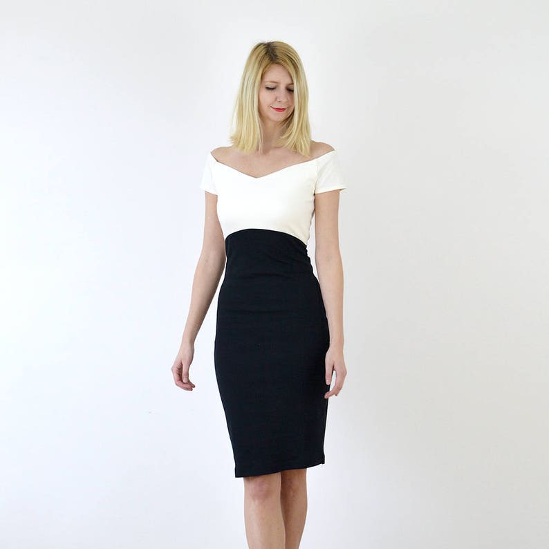 Wedding Off Shoulder Pencil Dress