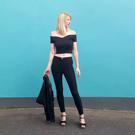 sandy grease black costume