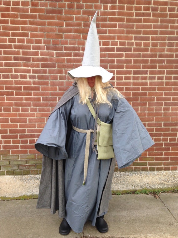 GANDALF Witch Felt Hat Cosplay Custom 