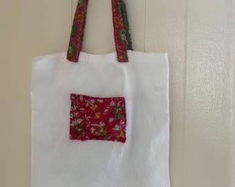 Vintage Kantha Upcycled Bohemian Tote Bag