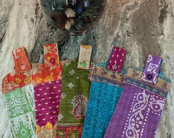 Vintage Kantha Hanging Towels