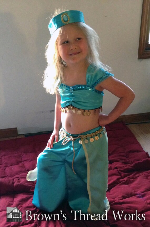 Princess jasmine clearance little girl costume