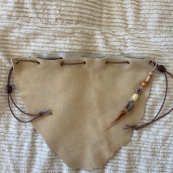 Native American Loincloth READY to Ship Size 24” Waist REAL Leather