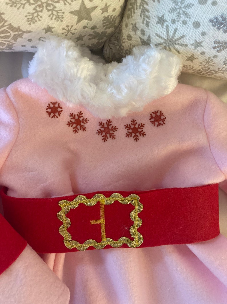 Little Girls Elf Outfit Baby Size Newborn to 24 Months Pink Etsy