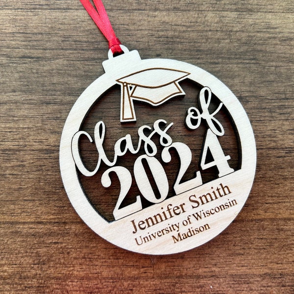 Graduation Custom Christmas Ornament Etsy