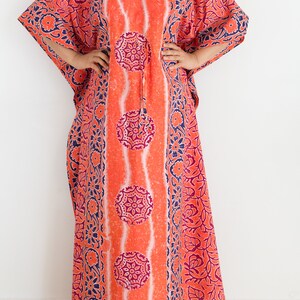 Einzigartiges, aufwendiges Abendkleid, Boho Kleid, Batik Print Kaftan, Hippie Kleid, Batik Print Kleid, Unikat Bild 7