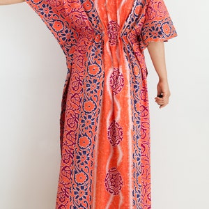 Einzigartiges, aufwendiges Abendkleid, Boho Kleid, Batik Print Kaftan, Hippie Kleid, Batik Print Kleid, Unikat Bild 5