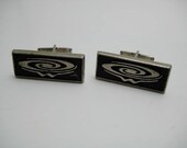 Whirlpool Cuff Links 60s Vintage ECS