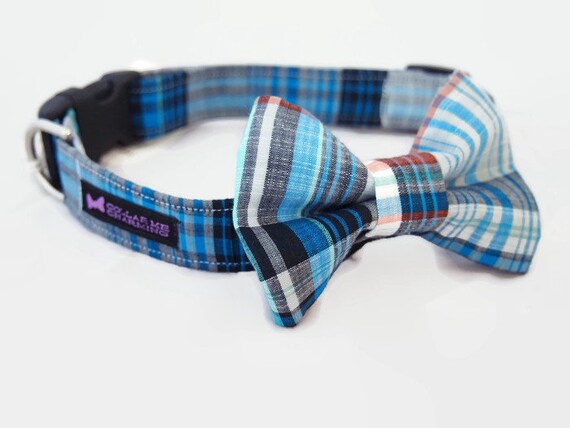 etsy dog collar bow tie