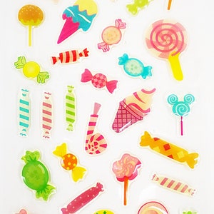 Candy-Epoxidharz-Aufkleber: Lollipop Verzierungen