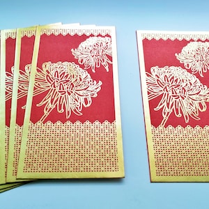 4pcs Chinese Lucky Packet|Money Envelopes|Chinese HongBao|Chinese Lucky Envelopes|Red Envelopes|Cash Envelope|Chinese Wedding Cash Envelopes