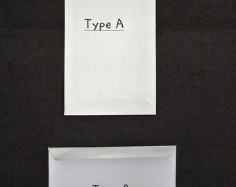 White Mini Envelopes: Small Gift Card Envelopes (12/24 Pack)
