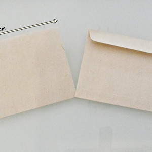 Mini enveloppes KRAFT 9 cm x 8 cm, lot de 12/24|Mini enveloppes pour billets de banque|Enveloppes pour pièces de monnaie|Mini enveloppes pour cartes-cadeaux|12 pièces KRAFT|24 pièces Enveloppes KRAFT