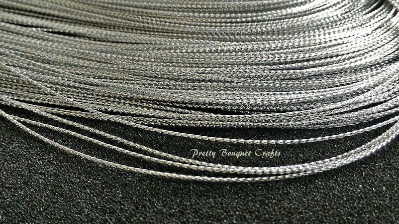 Metallic Gold StringMetallic Silver StringJewelry Silver ThreadJewelry Gold ThreadGold Braided CordSilver Braided CordHang tag String image 4