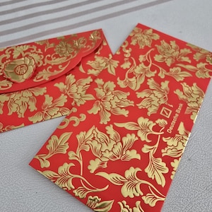 2pcs Premium Lucky Packet |Chinese Hong Bao |Chinese Lucky Envelopes | Hongbao | Premium quality Orange Envelopes |Chinese Wedding Envelopes