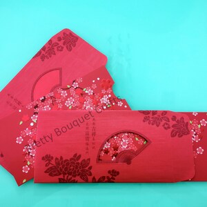 2 peças pacote de sorte chinês elegante | HongBao chinês | Envelope da sorte chinês | Envelopes vermelhos | Envelope resistente à água | Envelope de dinheiro | Flor de cerejeira