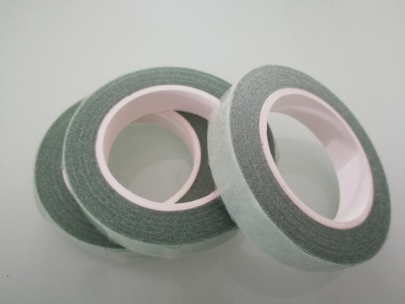 3 rolls X30 Yards Floral TapeBrown TapeBlack TapeBlue TapeWhite TapeGreen TapePink TapePeach TapeFlorist Stretchable Tapes Mint Green