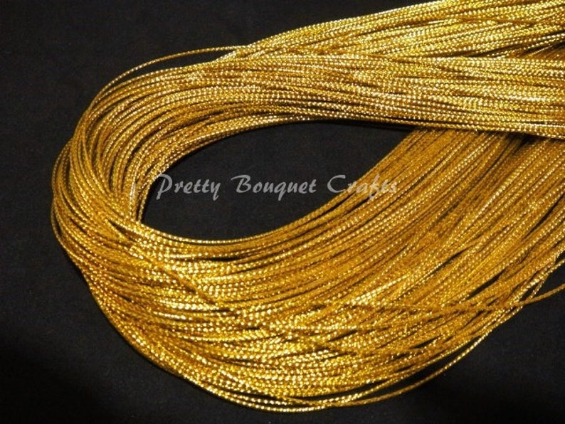 Metallic Gold StringMetallic Silver StringJewelry Silver ThreadJewelry Gold ThreadGold Braided CordSilver Braided CordHang tag String image 5