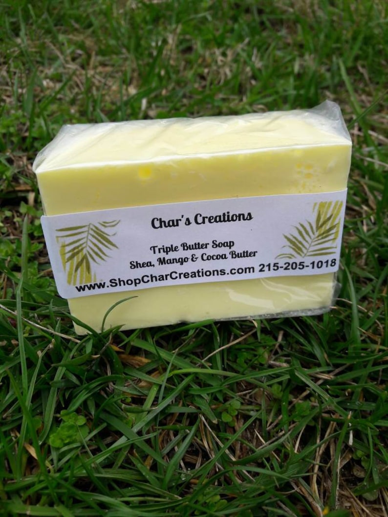 Mango Butter, Shea Butter, and Cocoa Butter Triple Butter Soap Excellent for Eczema Etsy