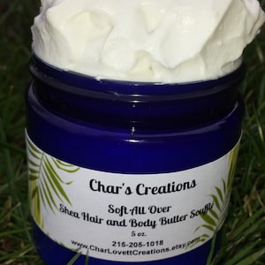 Whipped Shea Soft all over Hair and Body Butter Moisturizer Great for Eczema image 1