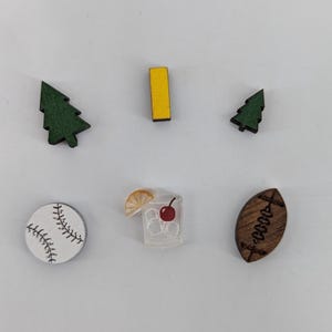 Interactive Map replacement pieces - insert pieces for National Parks, State Parks, Baseball, Football, Ice Age Trail, and Supper Club Maps