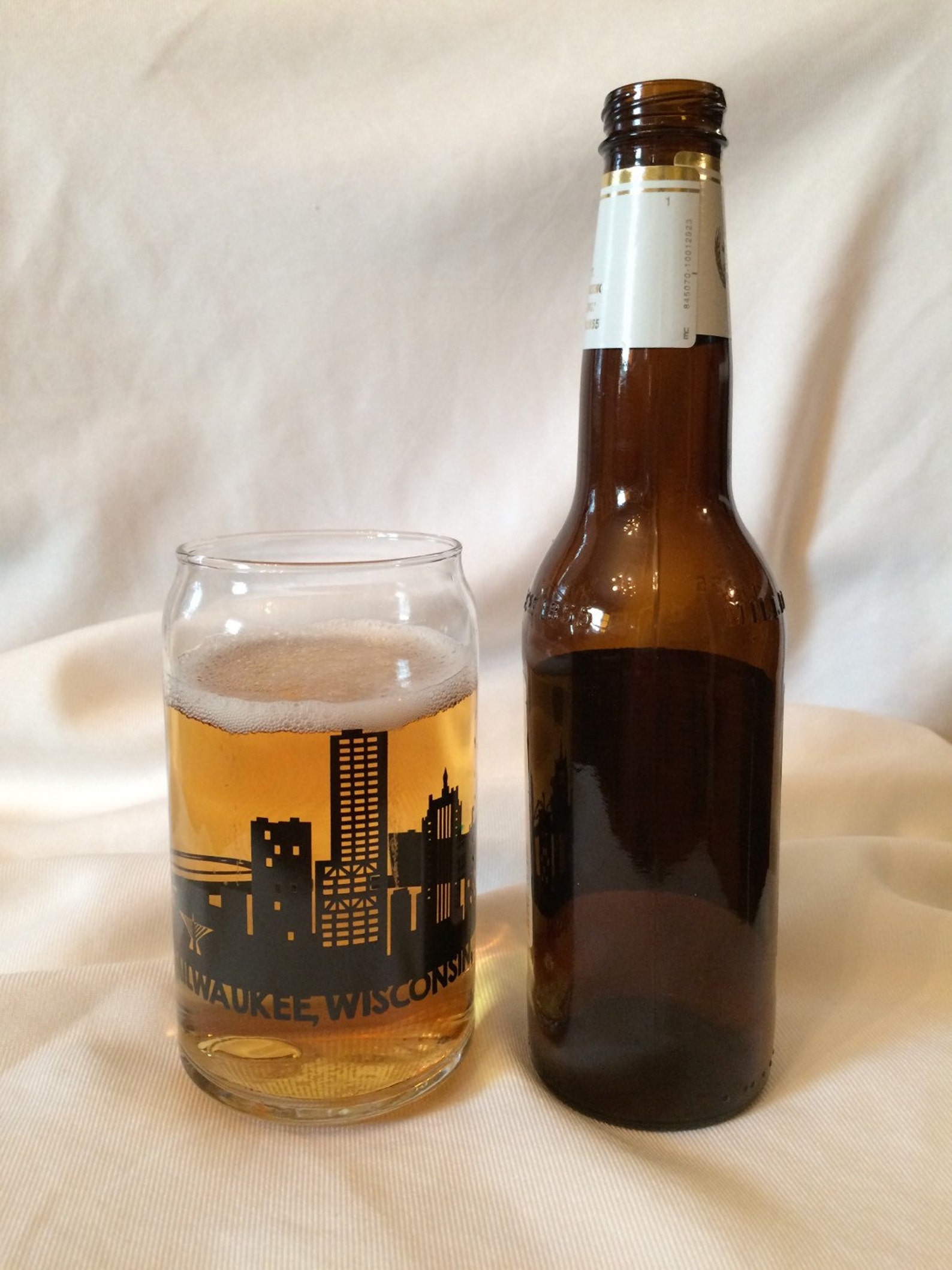 Milwaukee Skyline Can Glass Etsy