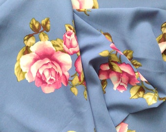 2 1/3 YD Fabric, Floral Print, Dresses, Blouses