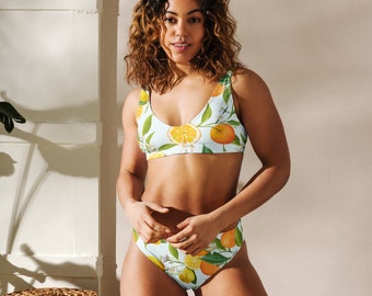 Heerlijke Summer Sizzle Gerecyclede bikini met hoge taille