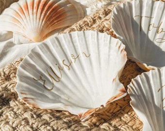 Scallop Shell Place Cards