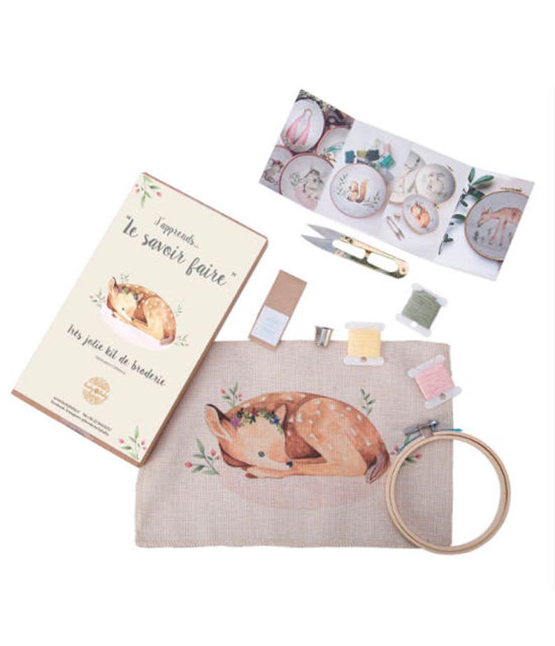 Embroidery kit tutorial beginner embroidery Etsy