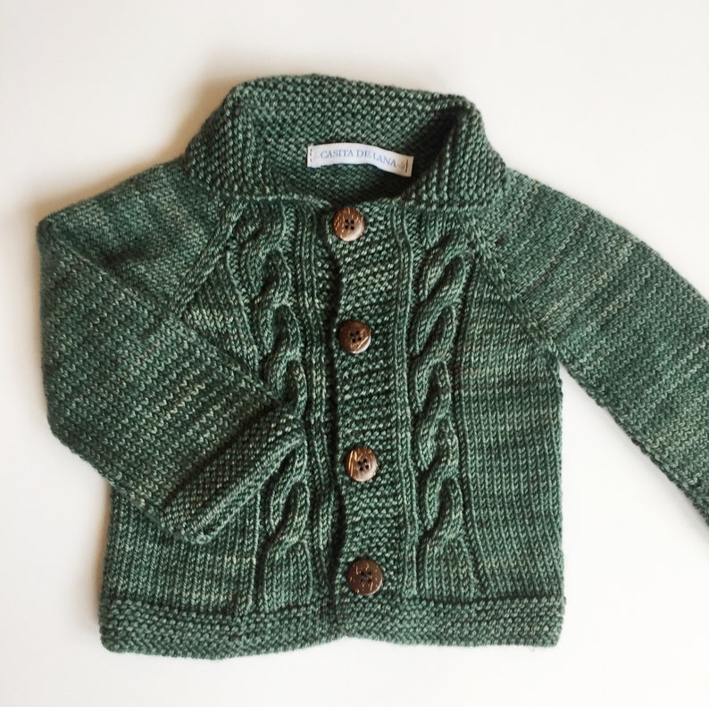 Spanish Knitting Pattern for Boy Jacket Instant Download Pdf Etsy