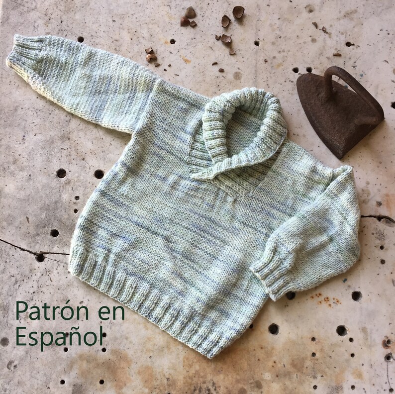 Spanish Knitting Pattern for Boy Jacket Instant Download Pdf Etsy
