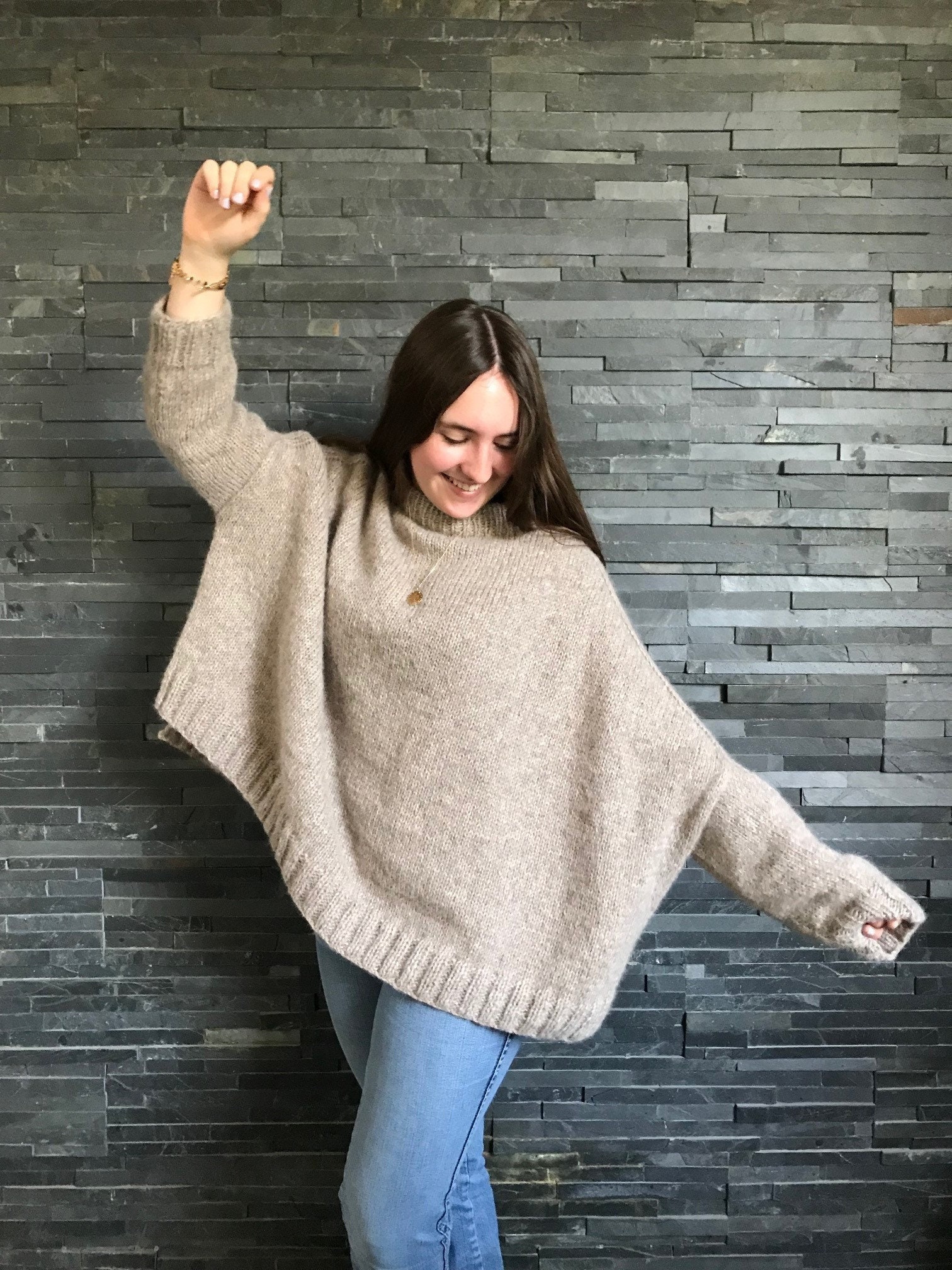 Sweater mujer a dos agujas sale