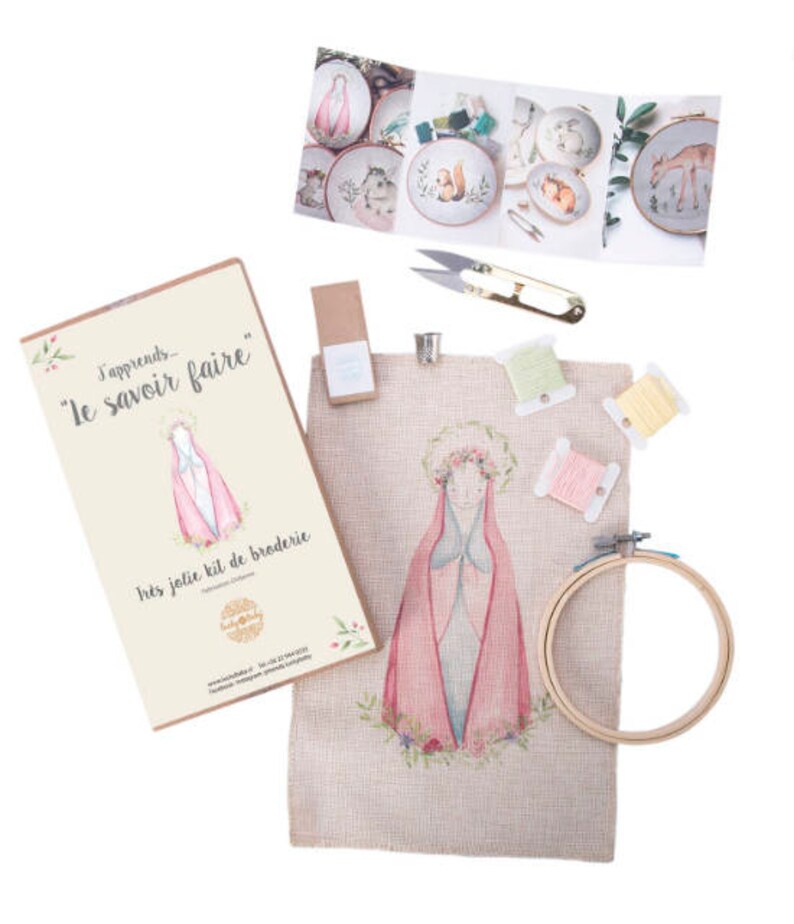 Embroidery kit tutorial beginner embroidery Etsy