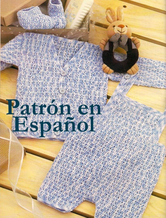 Patron En Espanol Jersey De Bebe Patrones A Crochet Sweater Etsy