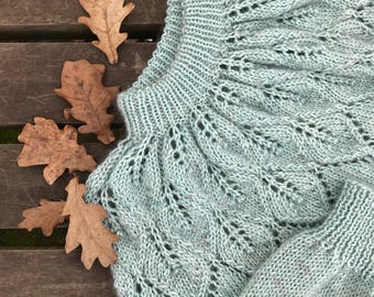 Cozy Knitted Sweater Pattern: PDF for Women & Girls, English Instructions - Adult Sizes