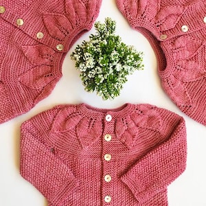 Leaf Yoke Knit Vest Pattern – Baby & Toddler Sizes (PDF Pattern)