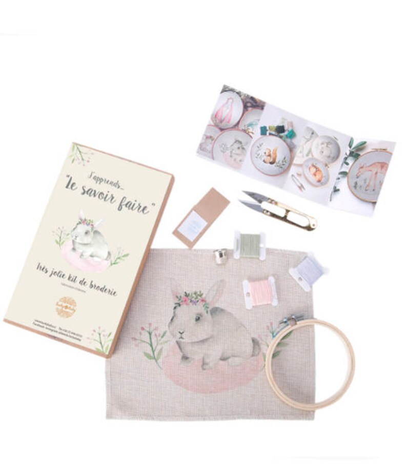 Embroidery kit tutorial beginner embroidery Etsy