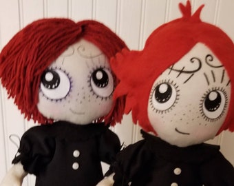 On-HOLD Basic 11 pouces Ruby Gloom doll w stand * options de type de cheveux