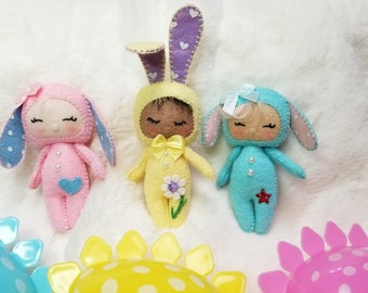 Bunnykinz BABY/BABIES 3" (85mm) Dolly w/ Giftbox. *3- bunnykinz options